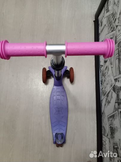 Самокат детский светящиеся колёса