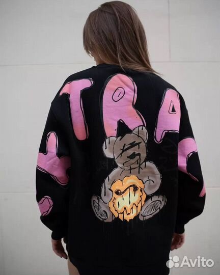 Свитшот с принтом мишка