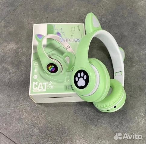 Наушники с кошачьими ушками