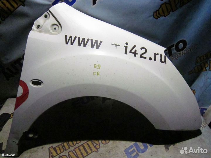 Крыло на citroen berlingo B9