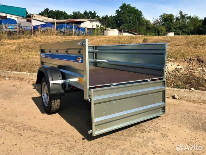 Прицеп 2,0х1,3х0,5 Zn+ (на рессоре alko)