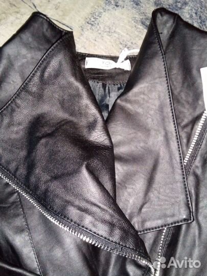 Кожаная куртка косуха Новая 32 р