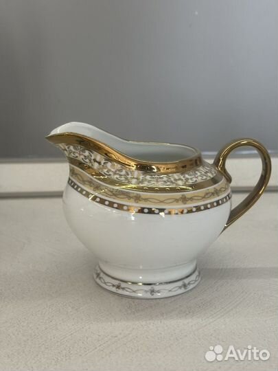 Чайный сервиз фарфор япония позолоченный
