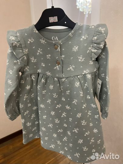 Платье C&A для девочки 6-9 месяцев