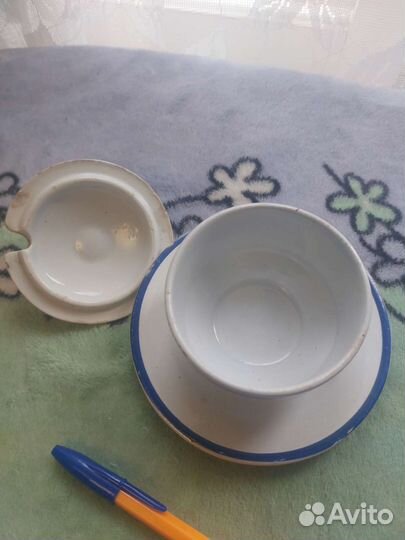 Старинная солонка,горчичница