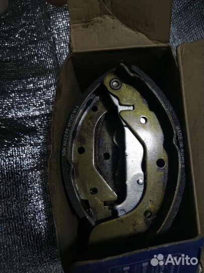 Задние тормозные колодки авео