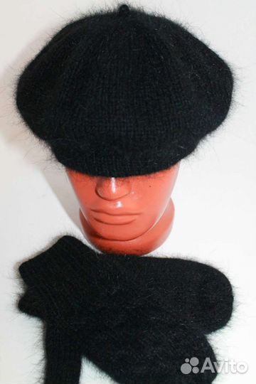 Берет из пуха норки