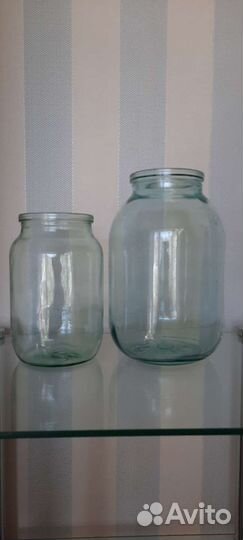 Банки стеклянные разные