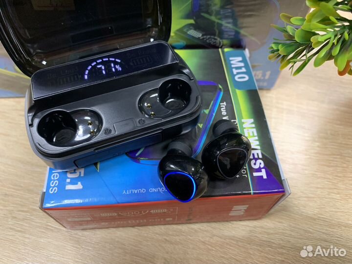 Беспроводные наушники TWS M10 с PowerBank