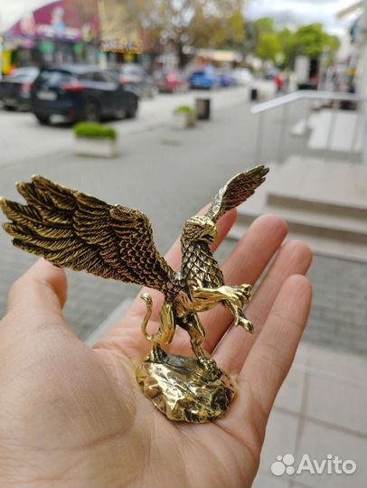 Грифон Фигурка Орёл бронза ручная работа