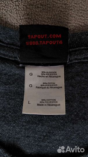Футболка секонд хенд рок-группы Tapout