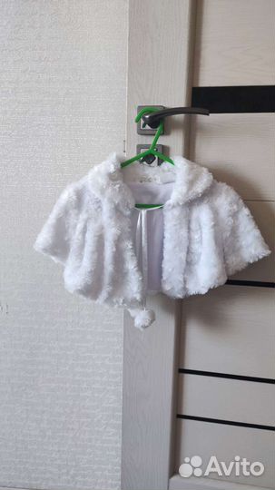Накидка меховая для девочки