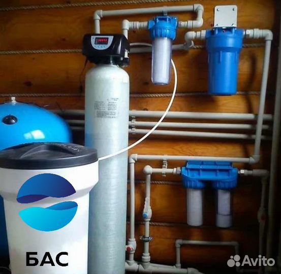 Обезжелезивание воды (Ручной клапан) /Фильтрация в