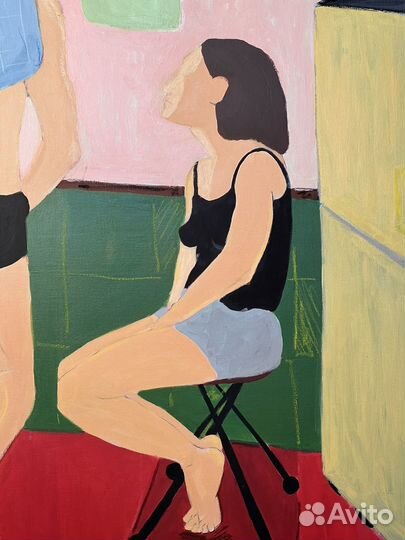 Картина холст акрил масло интерьер декор