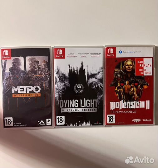 Игры для nintendo switch катриджи