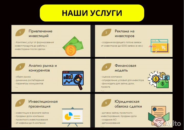 Привлеку 50 млн инвестиций в ваш бизнес