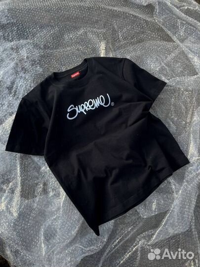 Футболка Supreme черная арт:533