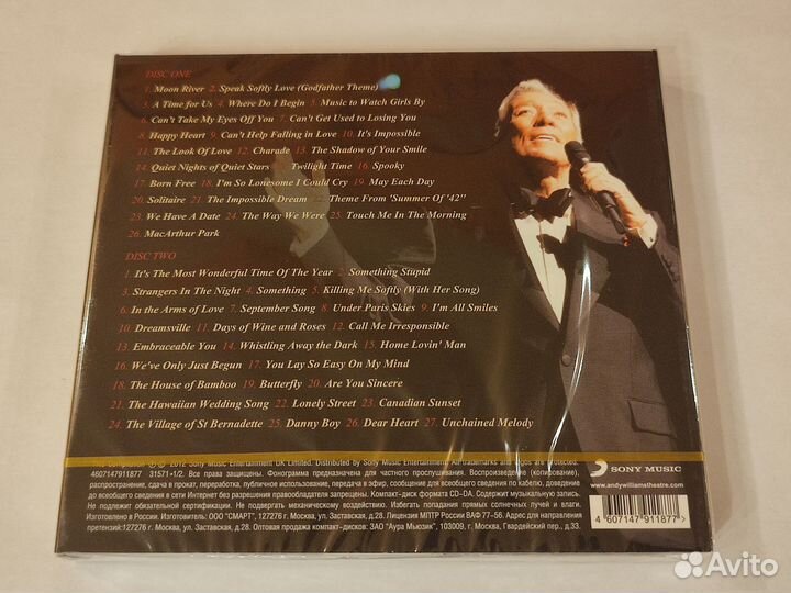 Cd Andy Williams - Greatest Hits