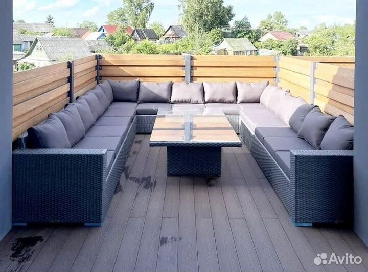 Садовая мебель из ротанга