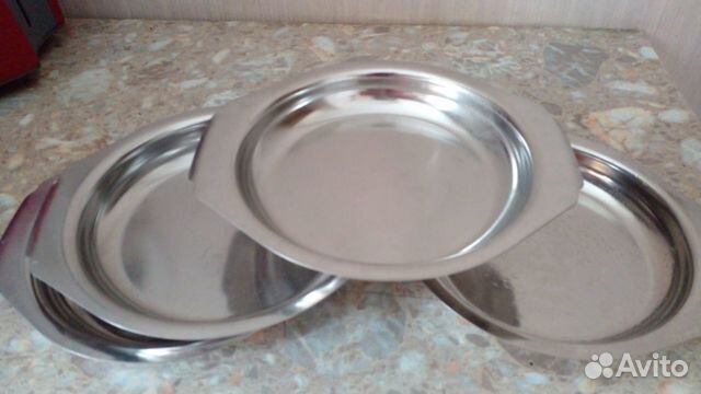Тарелки нержавейка СССР новые