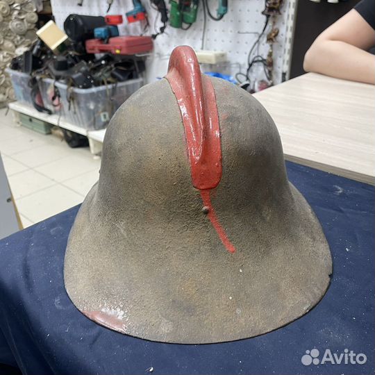 Каска Шлем Пожарного 1950-1960 годы (Сзр)