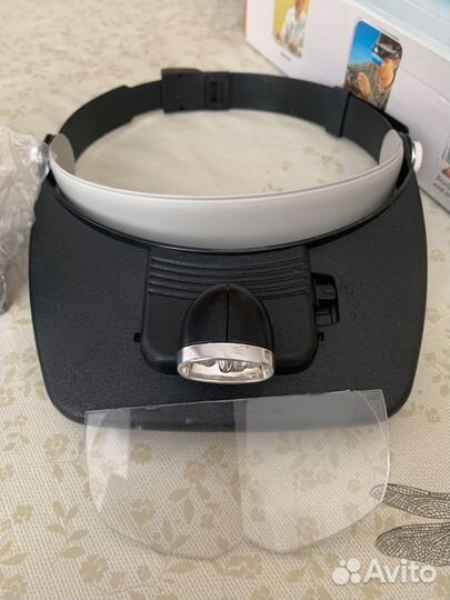 Очки увеличительные с фонариком