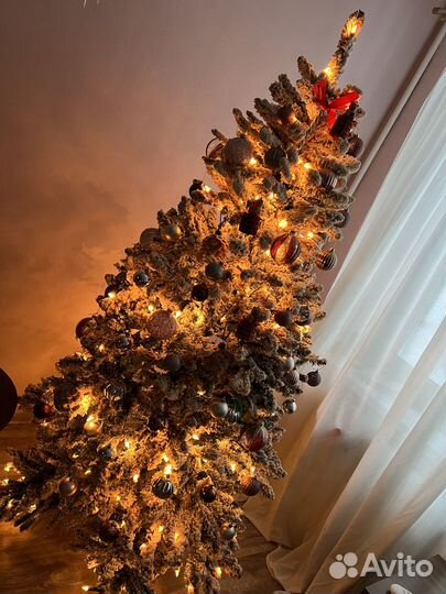 Елка искусственная заснеженная высота 160