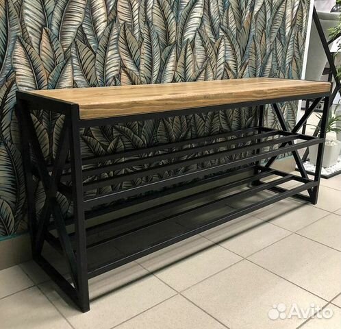 Обувница в стиле лофт