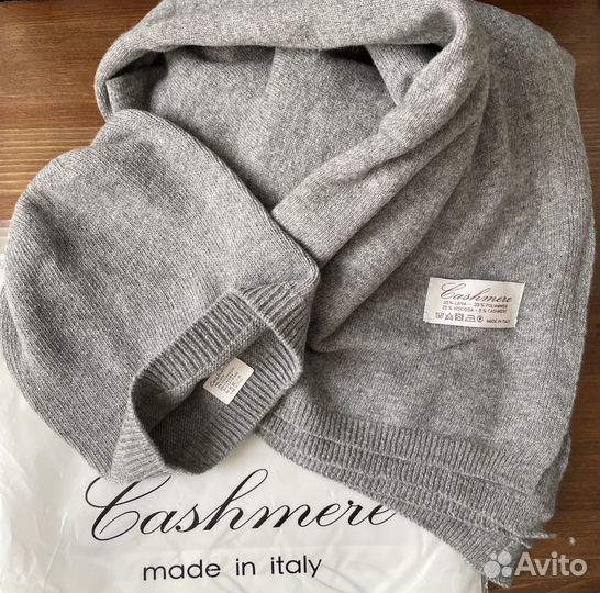 Комплект шапка и шарф Италия женские
