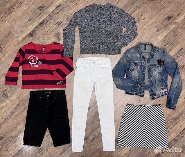 Одежда пакетами XS Zara, Mango, Massimo Dutti