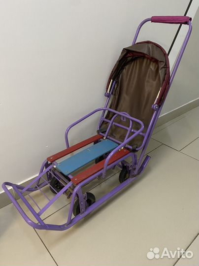 Санки на колесах
