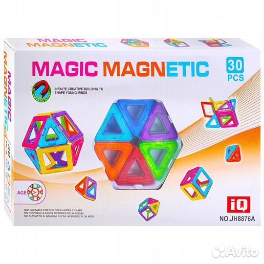 Магнитный конструктор 30 дет. JH 8876A