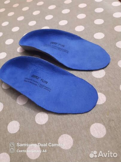 Стельки ортопедические детские