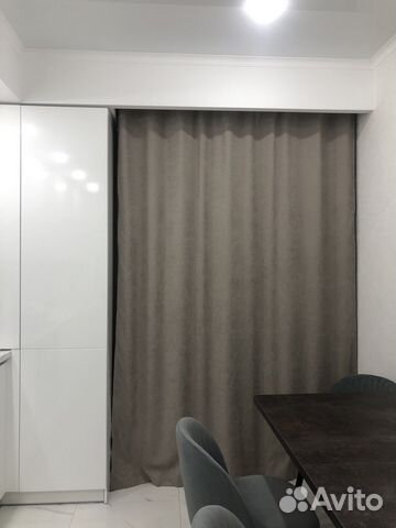 Штора на шторной ленте, готовая