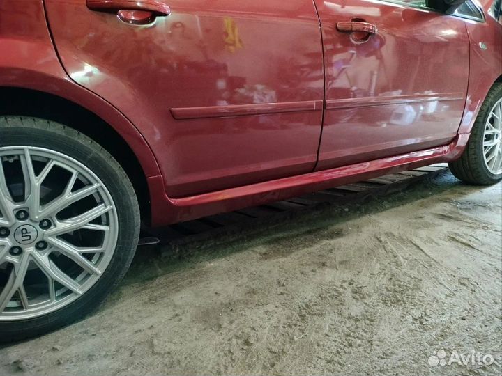 Накладки на пороги ST ford C-MAX абс