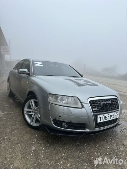 Бампер передний на audi a6 c6 рестайлинг