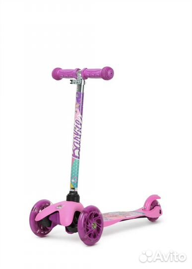 Самокат трехколесный Kreiss Barbie (новый)