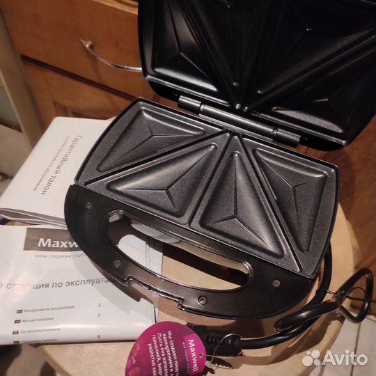 Сэндвичница тостер новая электрическая