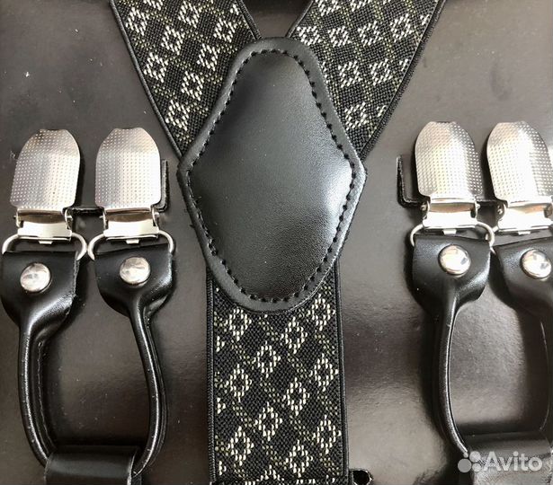 Подтяжки для штанов (Арт.Р22) зелёный