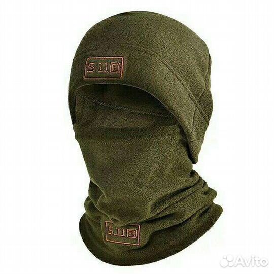 Комплект 5.11 зимний из флиса: шапка + шарф-бафф