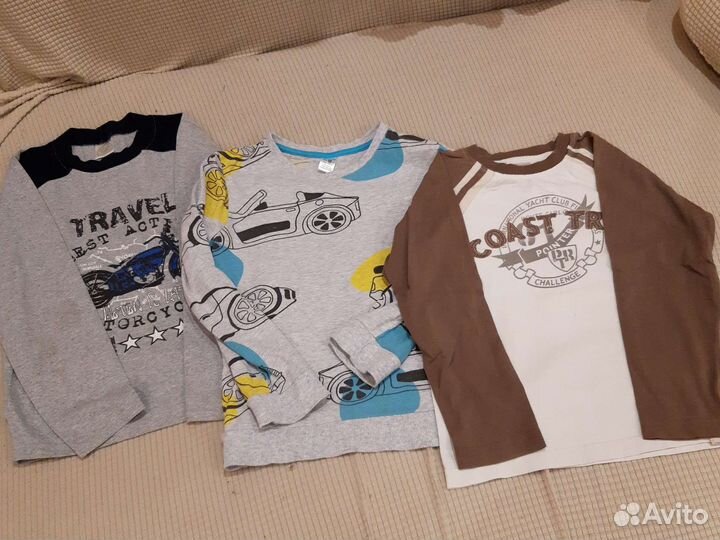 Вещи пакетом на мальчика 116 122 128
