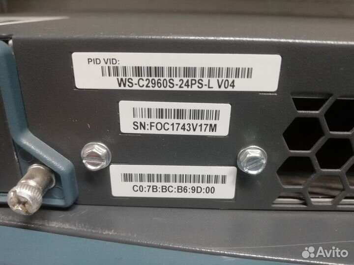 Коммутатор Cisco WS-C2960S-24PS-L