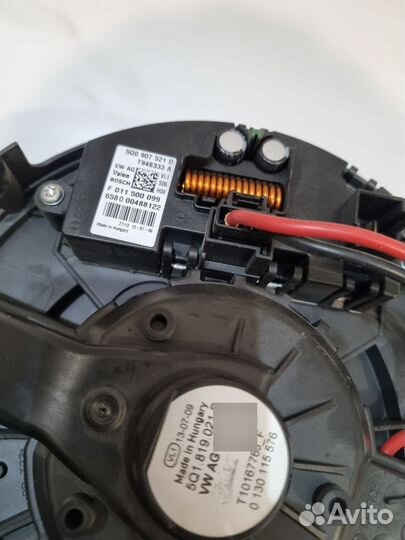 Моторчик печки volkswagen golf 7