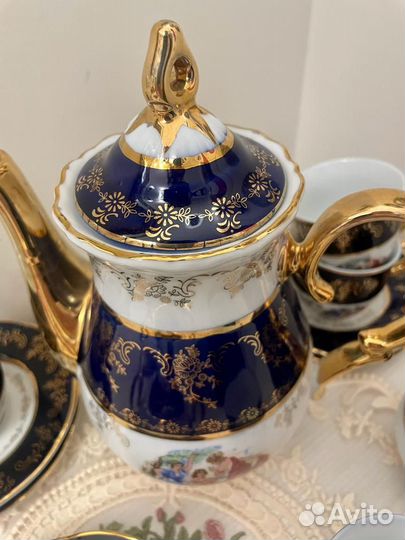 Thun Сервиз кобальт Чехия