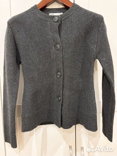 Новый кардиган Zara M 100% шерсть
