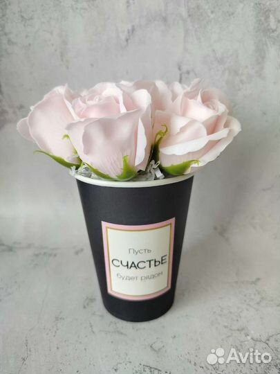 Букет учителю, 1 сентября цветы из мыла, розы