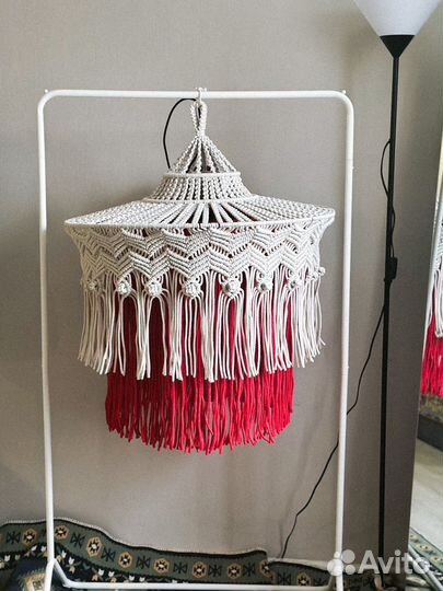 Абажур макраме