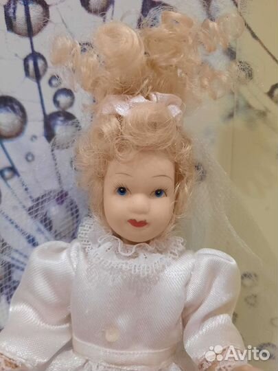 Кукла невеста коллекционная антикварная