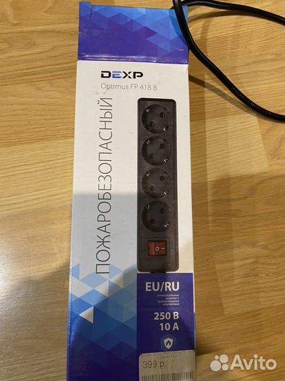 Сетевой фильтр depx в коробке