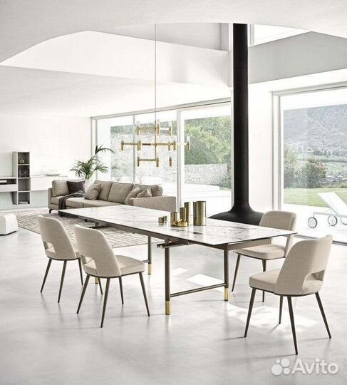 Стол monogram CS4122-R 160. Calligaris Италия